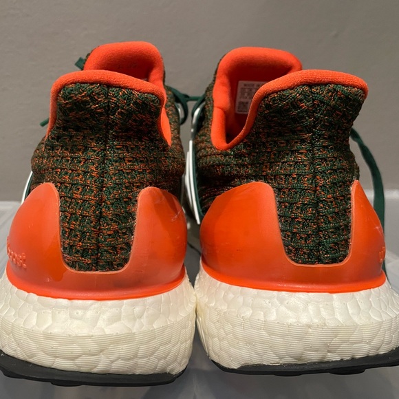 Adidas Ultraboost 4.0 Miami Hurricane men’s 11 - Picture 6 of 10